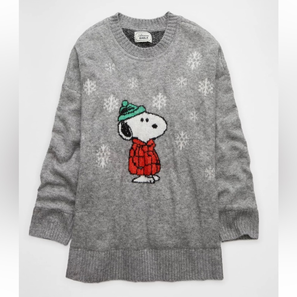 🧤 american eagle snoopy oversized sweater!